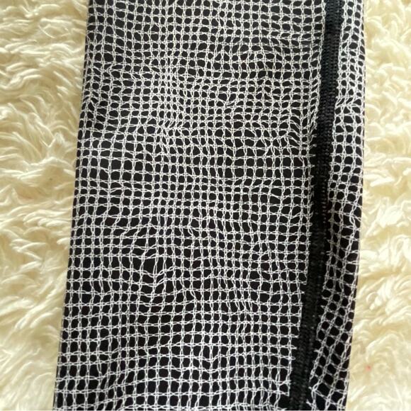 Lululemon Wunder Under Pant III Fall Net White Black Size 6 - Picture 7 of 11